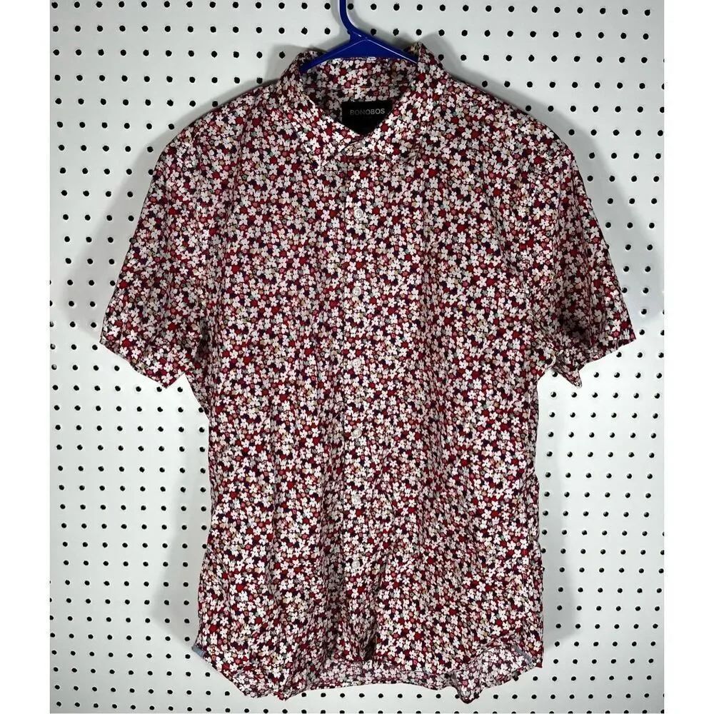 Bonobos floral print button down shirt